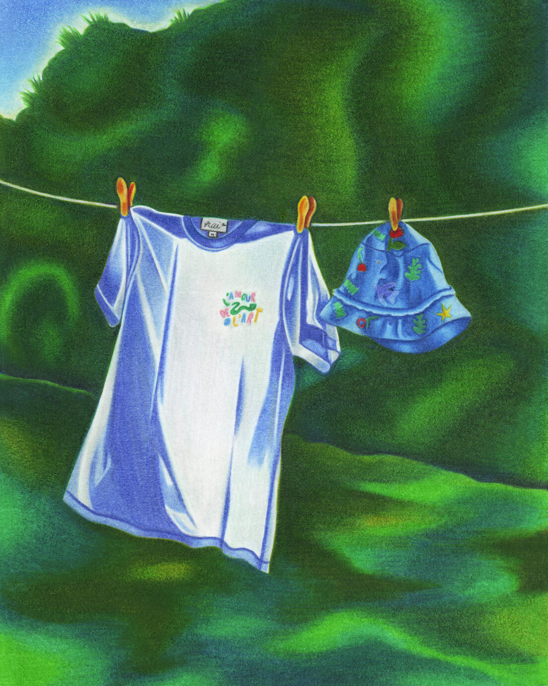 "Le T-shirt et le soleil" Louise Moger