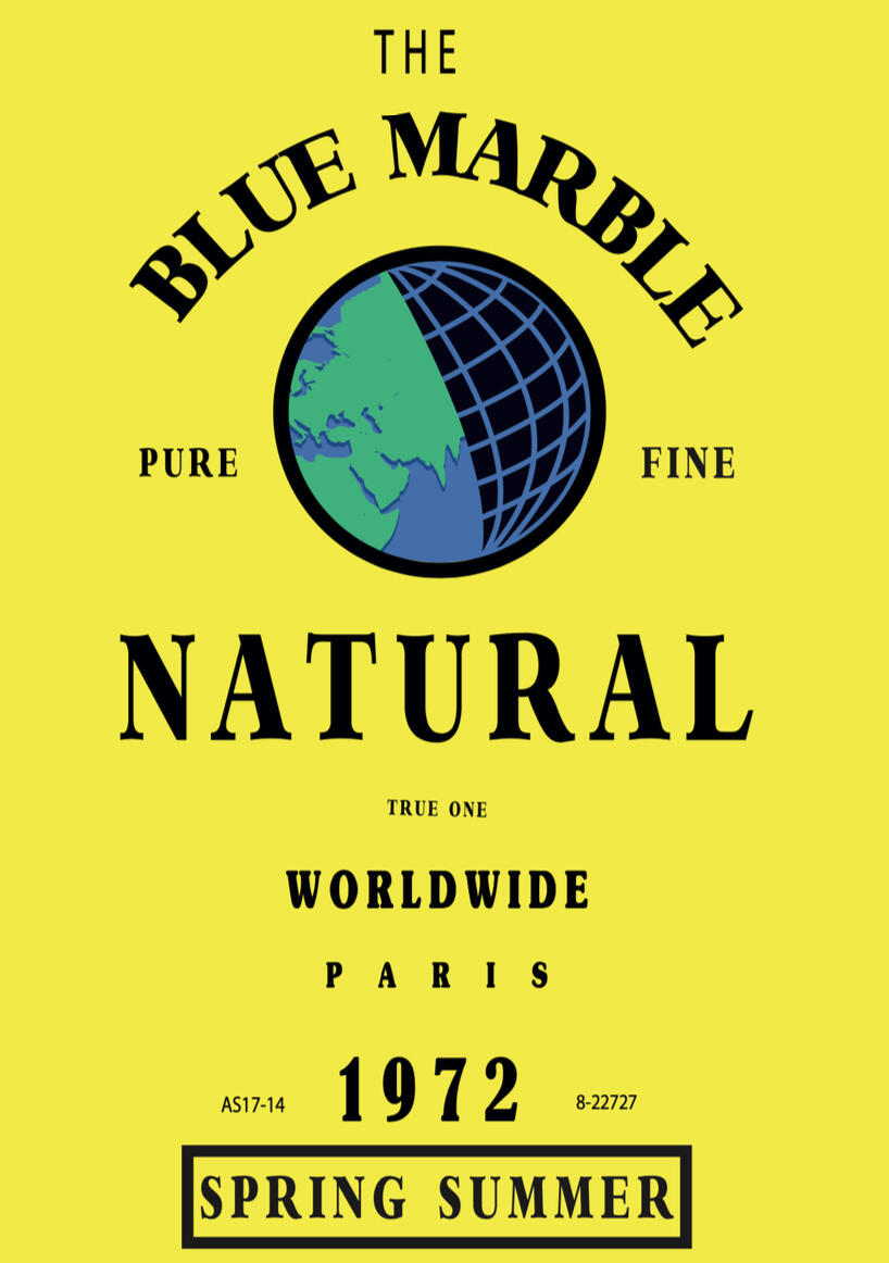 Motif sérigraphique pour BlueMarble